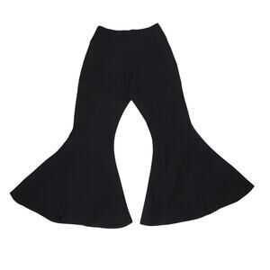 Vintage 90s Black High Rise Bell Bottom Flare Pants 4